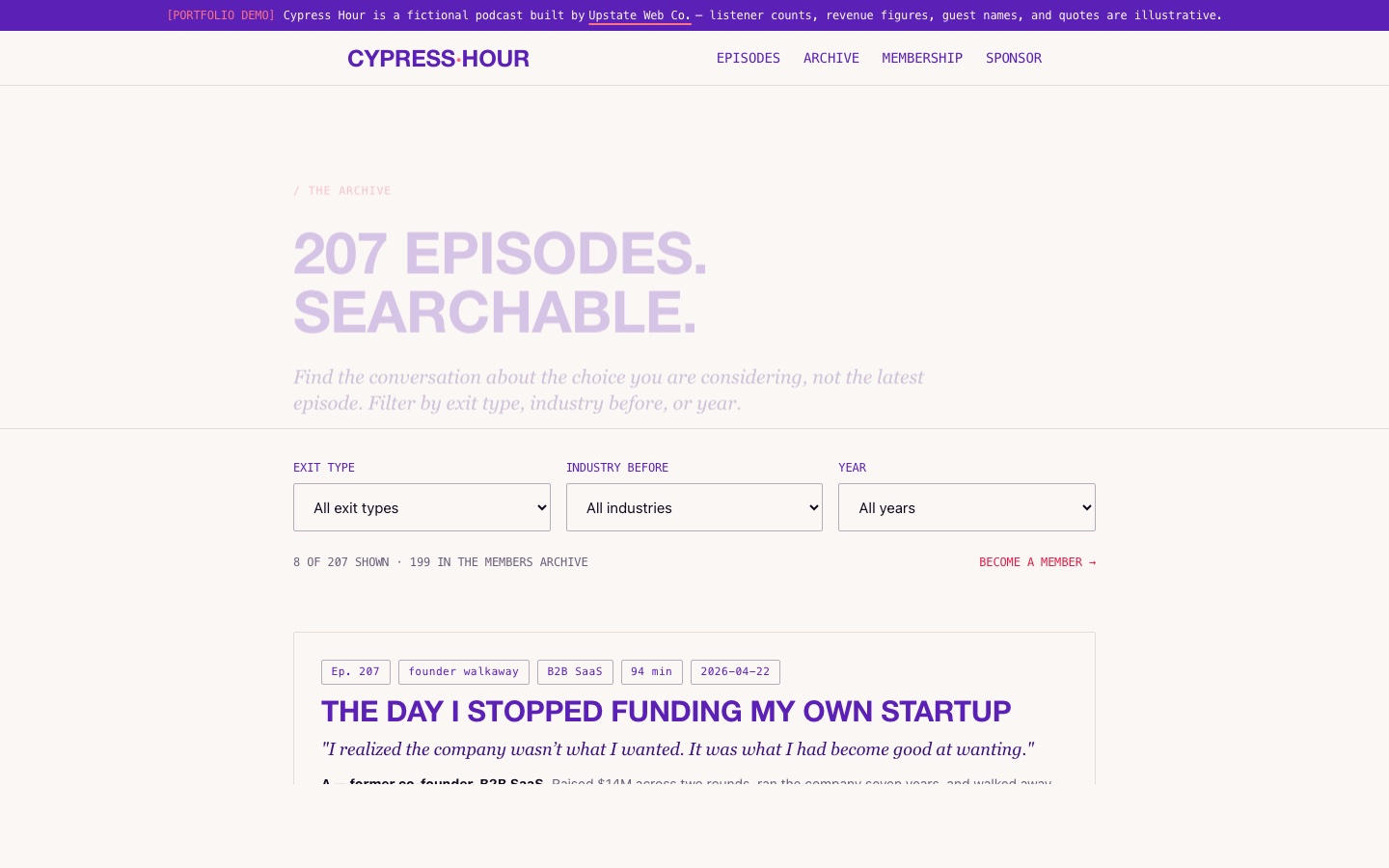 Cypress Hour page 1